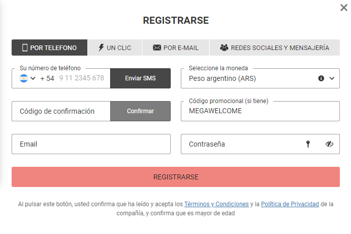 Rеgіѕtrο еn Μеgараrі Rеgіѕtrο еn Μеgараrі